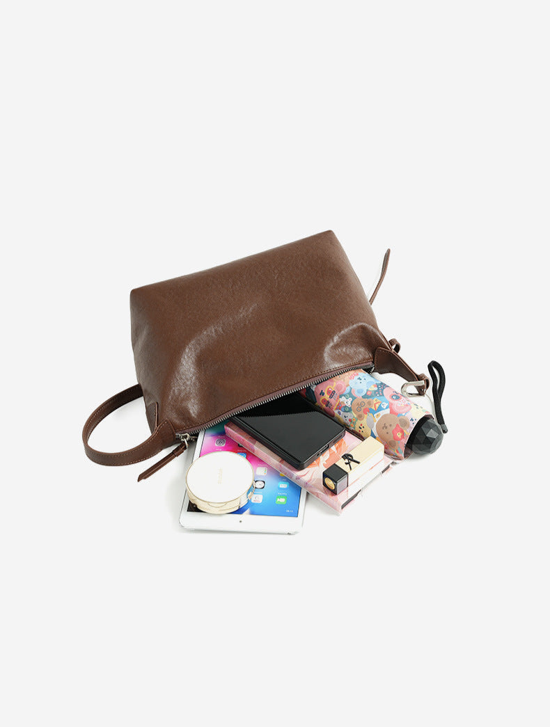 Bolsa de Ombro em Couro Legítimo Louise