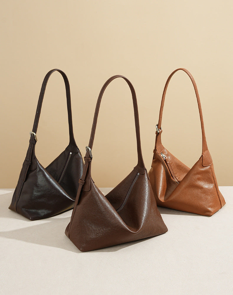 Bolsa de Ombro em Couro Legítimo Louise