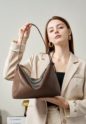 Bolsa de Ombro em Couro Legítimo Louise