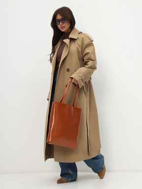 Bolsa Tote Grande Couro Legítimo Viena