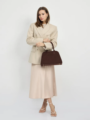 Bolsa Tote Grande Suede Hazel