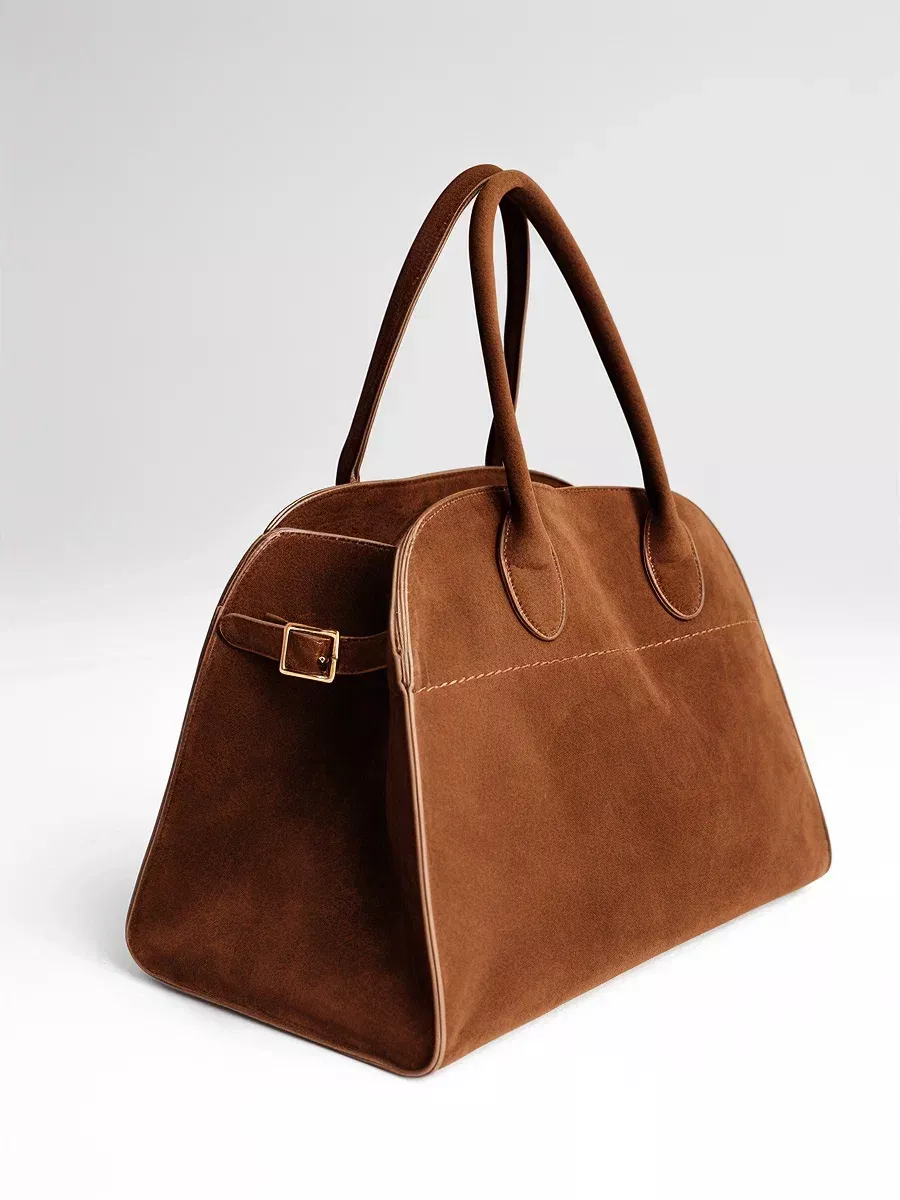 Bolsa Tote Grande Suede Hazel
