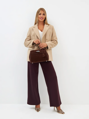 Bolsa Classic Média Suede Madri