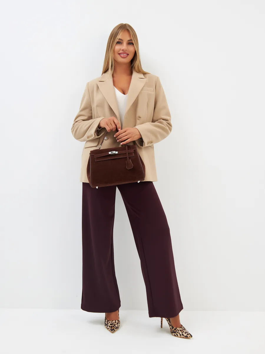 Bolsa Classic Média Suede Madri