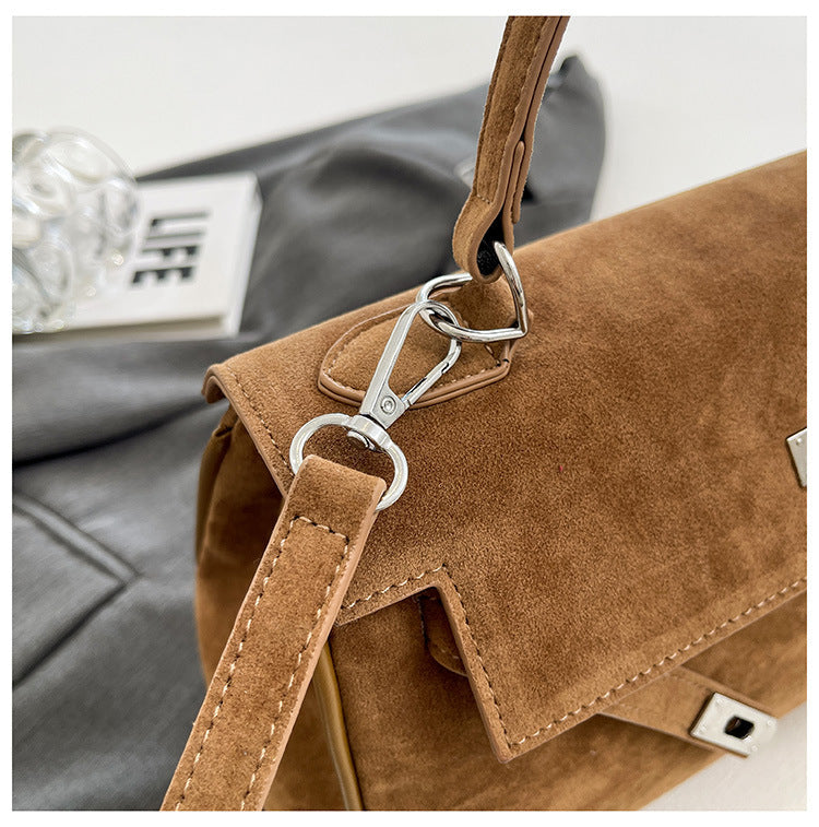 Bolsa Classic Média Suede Madri