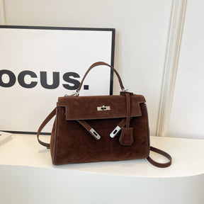 Bolsa Classic Média Suede Madri