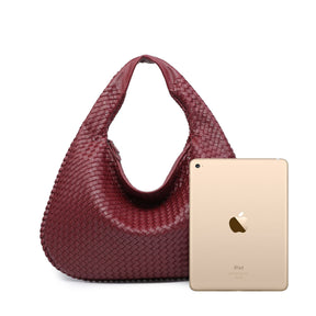 Bolsa de Ombro Maxi Trançada Havana