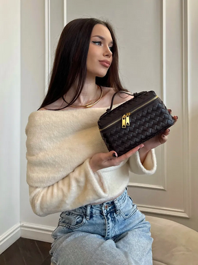 Bolsa Pequena Trançada Manila