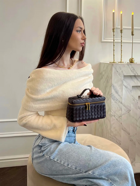 Bolsa Pequena Trançada Manila