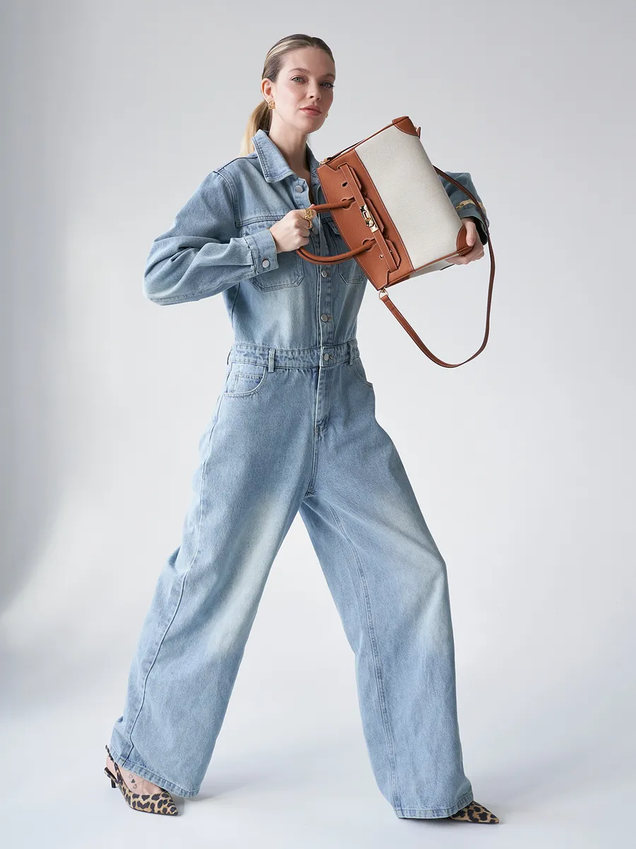 Bolsa Classic Média Zaya Bicolor