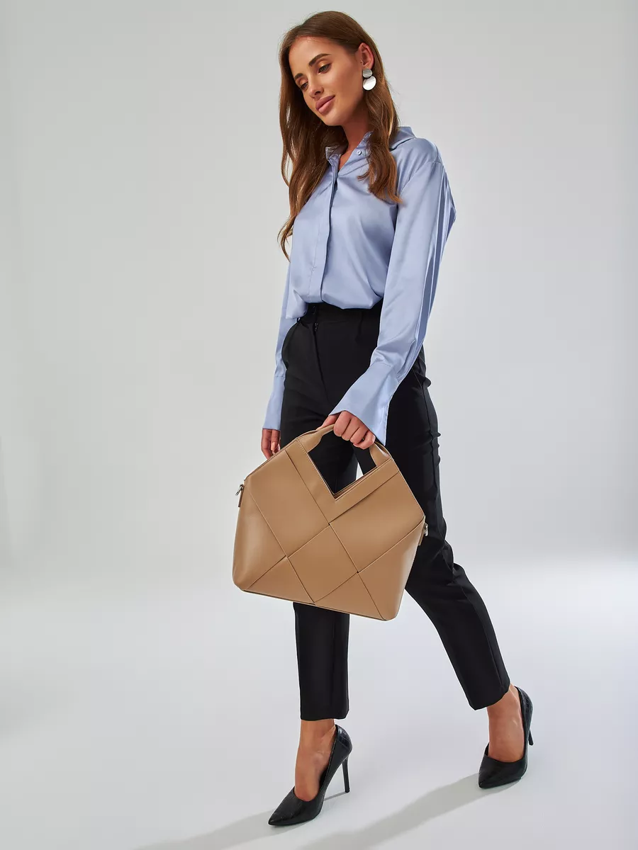 Bolsa Trançada Couro Legítimo Jacarta