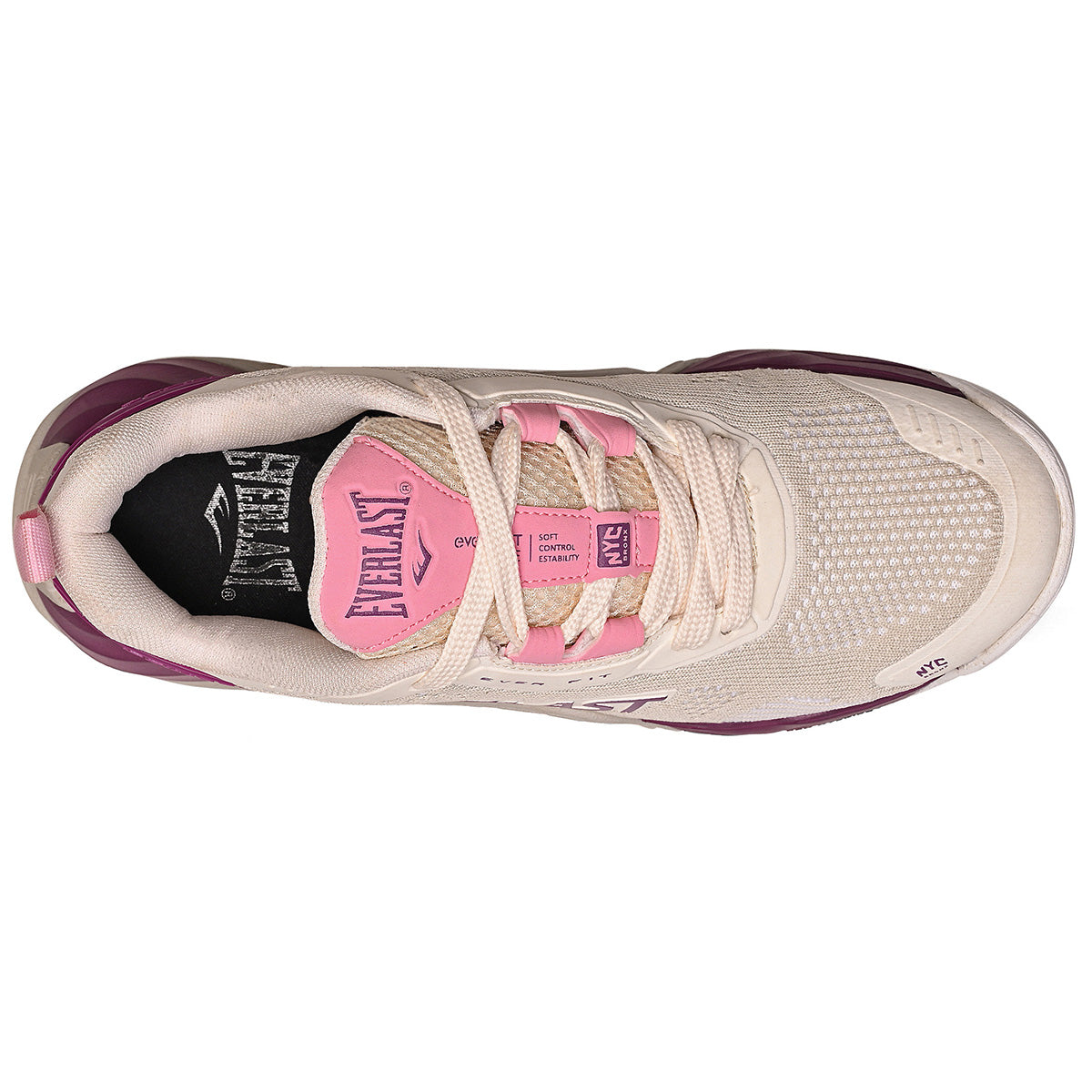 LANÇAMENTO - Tênis de Cross/Treino Everlast Climber Ultra - Bege / Rosa - Feminino