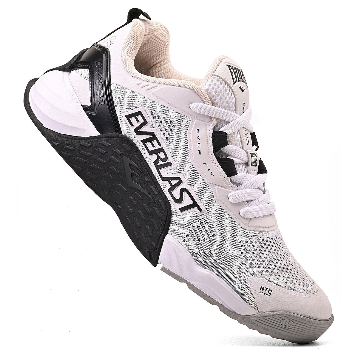 LANÇAMENTO - Tênis de Cross/Treino Everlast Climber Ultra - Branco / Preto - Feminino