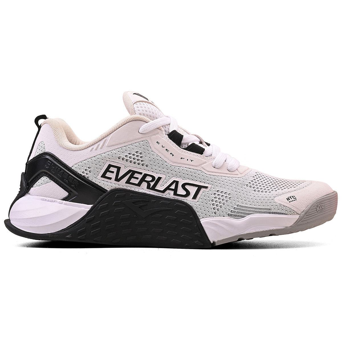 LANÇAMENTO - Tênis de Cross/Treino Everlast Climber Ultra - Branco / Preto - Feminino