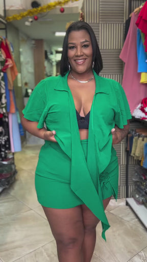 Conjunto Amanda — Entrega Rápida — 50% Elastano e 50% Algodão