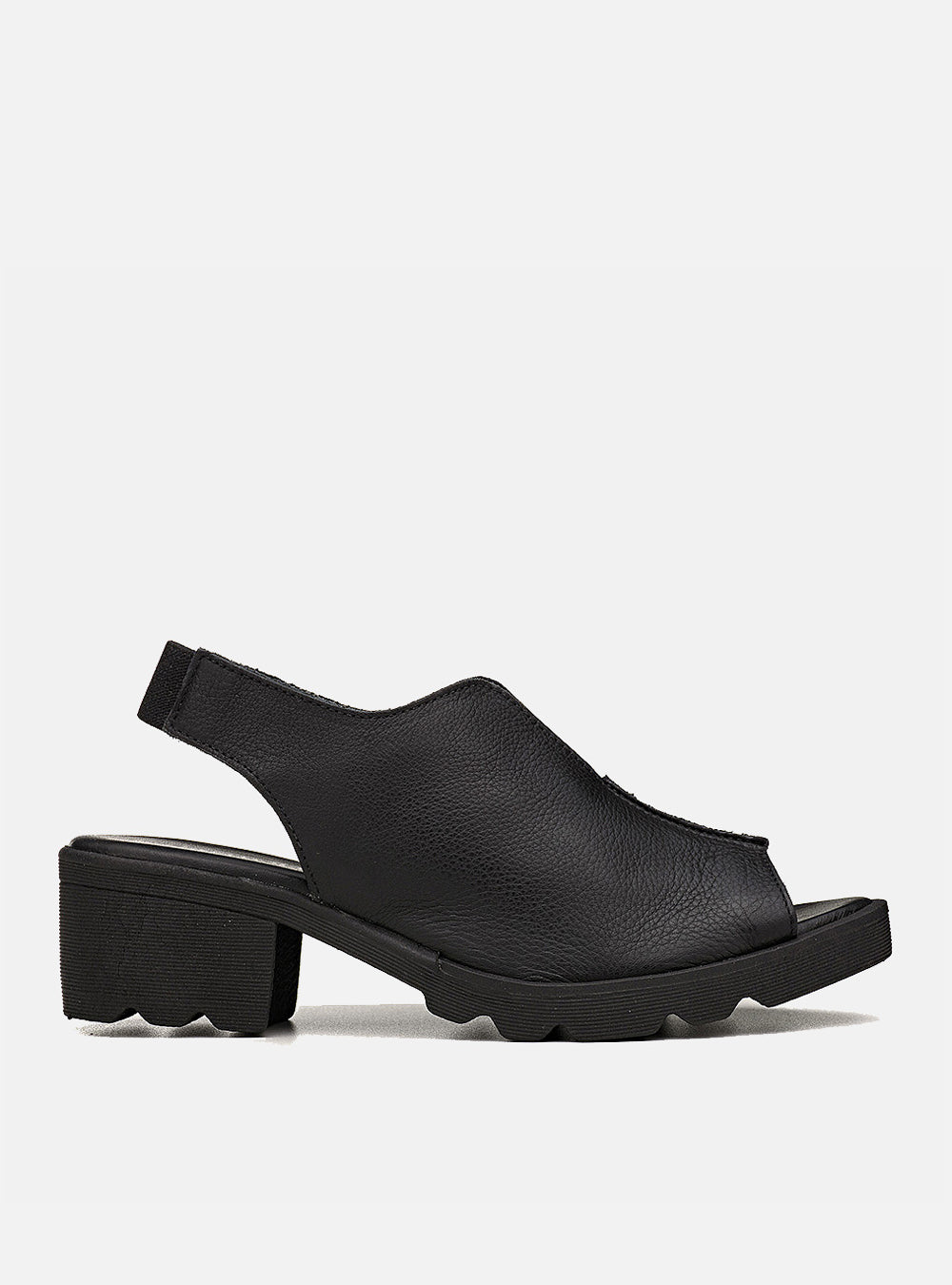 Sandália em Couro Cotton Valentina Preta