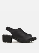 Sandália em Couro Cotton Valentina Preta