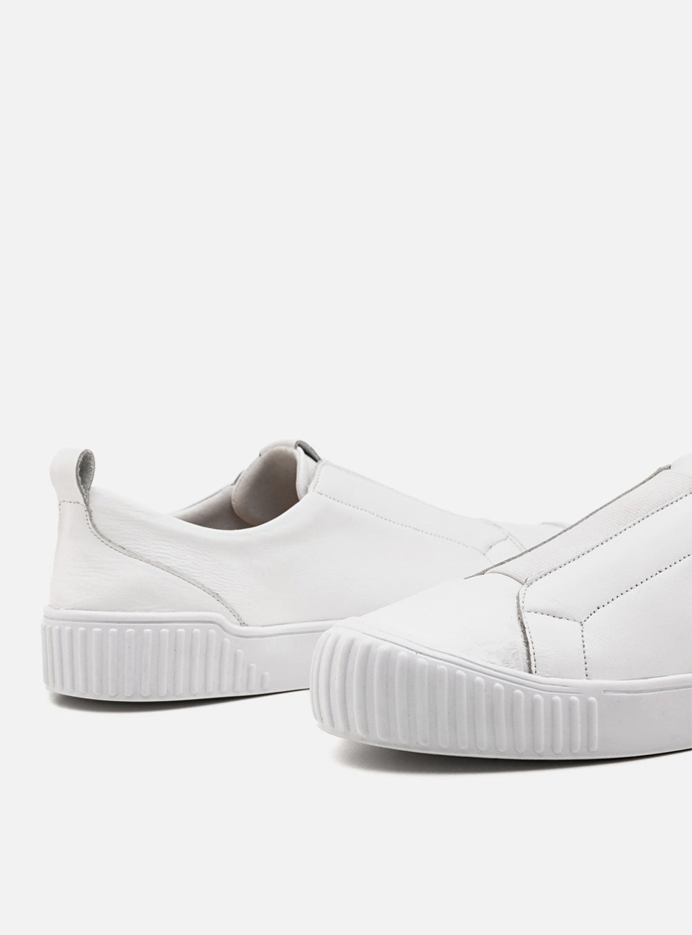 Kit Duo Tênis Slip On | Tênis em Couro Slip On Preto + Branco