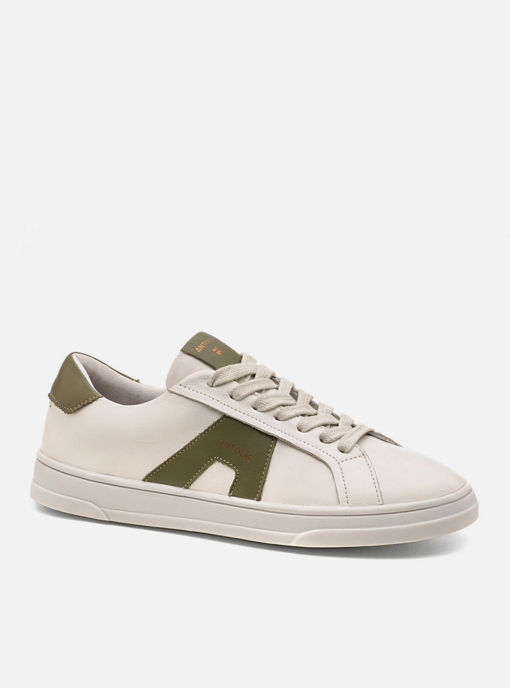 Tênis em Couro Snow e Verde Icon